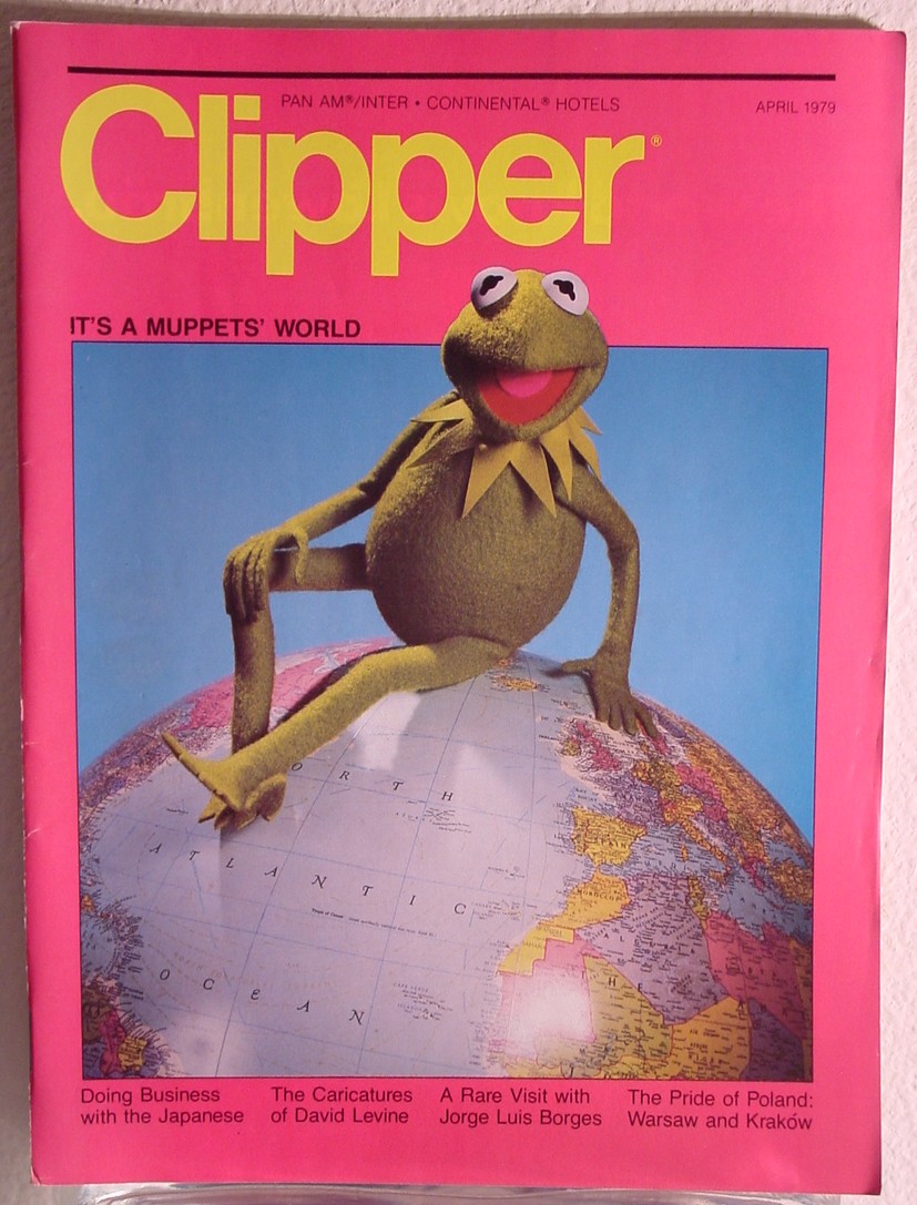 1979 April, Clipper in-flight Magazine with a cover story on The Muppets.